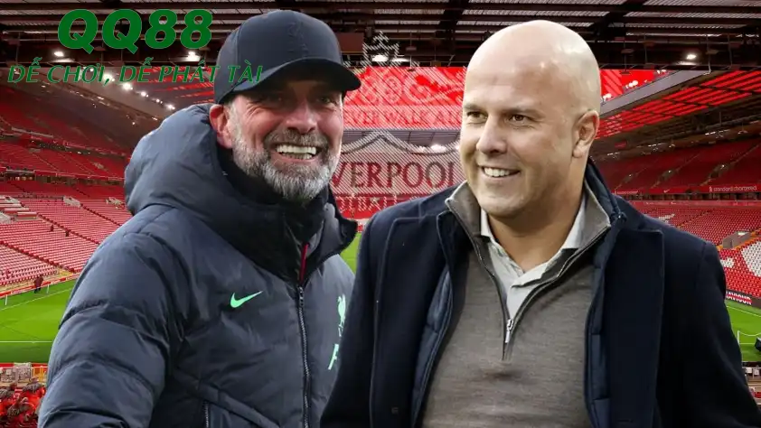 Klopp trở lại giữa lúc Slot đang phải chịu rất nhiều áp lực vì thành tích không tốt của Liverpool. (Ảnh: The Sun) Klopp trở lại giữa lúc Slot đang phải chịu rất nhiều áp lực vì thành tích không tốt của Liverpool. (Ảnh: The Sun)